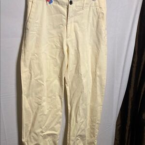 Zara Cream Chinos Versatile Cotton Blend